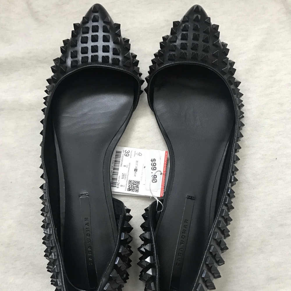 NWT Studded Ballerina Flat